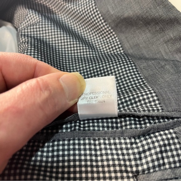 Banana Republic Modern Fit Men Medium Grey Light Grey Striped Suit Jacket Sz 44L - Picture 7 of 16